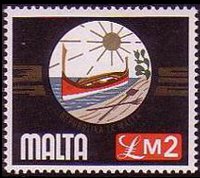 Malta 1973 - serie Cultura e attività: 2 £