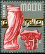 Malta 1965 - serie Storia di Malta: 1½ p