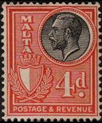 Malta 1930 - serie Re Giorgio V e soggetti vari: 4 p