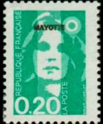 Mayotte 1997 - serie Marianna di Briat: 0,20 fr