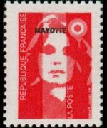 Mayotte 1997 - set Marianne by Briat: -