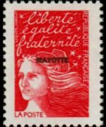 Mayotte 1997 - set Marianne by Luquet: -