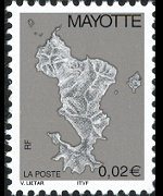 Mayotte 2004 - serie Cartina: 0,02 €
