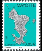 Mayotte 2004 - set Map: 0,05 €