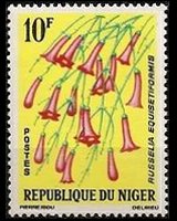 Niger 1964 - set Flowers: 10 fr