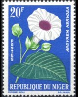 Niger 1964 - serie Fiori: 20 fr