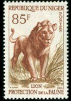 Niger 1959 - serie Animali: 85 fr