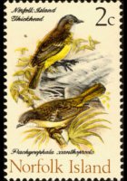 Norfolk Island 1970 - set Birds: 2 c
