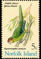 Norfolk Island 1970 - set Birds: 5 c
