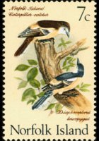 Norfolk Island 1970 - set Birds: 7 c