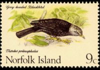 Norfolk Island 1970 - set Birds: 9 c