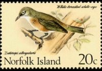 Norfolk Island 1970 - set Birds: 20 c