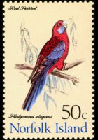 Norfolk Island 1970 - set Birds: 50 c