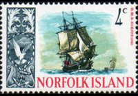 Norfolk Island 1967 - set Ships: 4 c