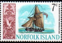 Norfolk Island 1967 - set Ships: 7 c