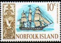 Norfolk Island 1967 - set Ships: 10 c
