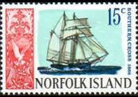 Norfolk Island 1967 - set Ships: 15 c