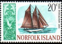 Norfolk Island 1967 - set Ships: 20 c