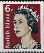 Norfolk Island 1968 - set Queen Elisabeth II: 6 c