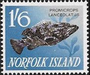 Norfolk Island 1962 - set Fish: 1'6 sh