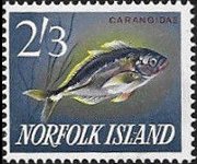 Norfolk Island 1962 - set Fish: 2'3 sh