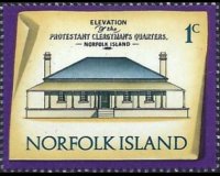 Norfolk Island 1973 - set Buildings: 1 c
