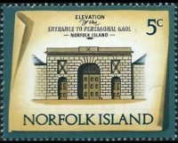Norfolk Island 1973 - set Buildings: 5 c
