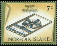Norfolk Island 1973 - set Buildings: 7 c