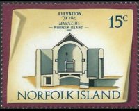 Norfolk Island 1973 - set Buildings: 15 c
