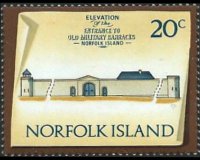 Norfolk Island 1973 - set Buildings: 20 c