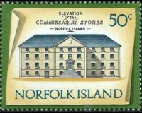 Norfolk Island 1973 - set Buildings: 50 c