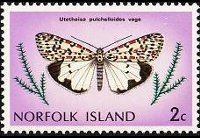 Norfolk Island 1976 - set Butterflies: 2 c