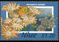 Niue 1996 - serie Coralli: 1,20 $