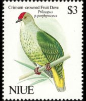 Niue 1992 - serie Uccelli: 3 $