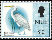 Niue 1992 - serie Uccelli: 10 $