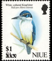 Niue 1992 - set Birds: 1 $ su 1,50 $