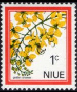 Niue 1969 - serie Fiori: 1 c