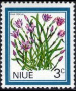 Niue 1969 - set Flowers: 3 c