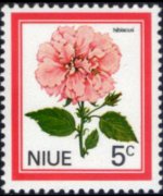 Niue 1969 - serie Fiori: 5 c