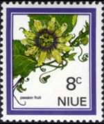 Niue 1969 - set Flowers: 8 c
