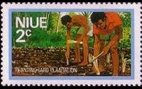Niue 1976 - serie Attività locali: 2 c
