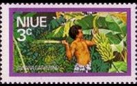 Niue 1976 - serie Attività locali: 3 c