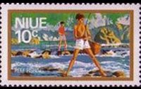 Niue 1976 - serie Attività locali: 10 c