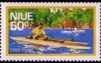 Niue 1976 - serie Attività locali: 50 c