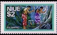 Niue 1976 - serie Attività locali: 2 $