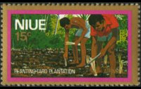 Niue 1979 - serie Attività locali: 15 c
