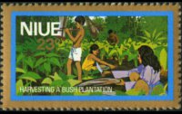 Niue 1979 - serie Attività locali: 23 c
