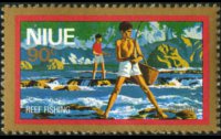 Niue 1979 - serie Attività locali: 90 c