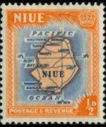 Niue 1950 - serie Scene locali: ½ p