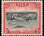 Niue 1950 - serie Scene locali: 2 p